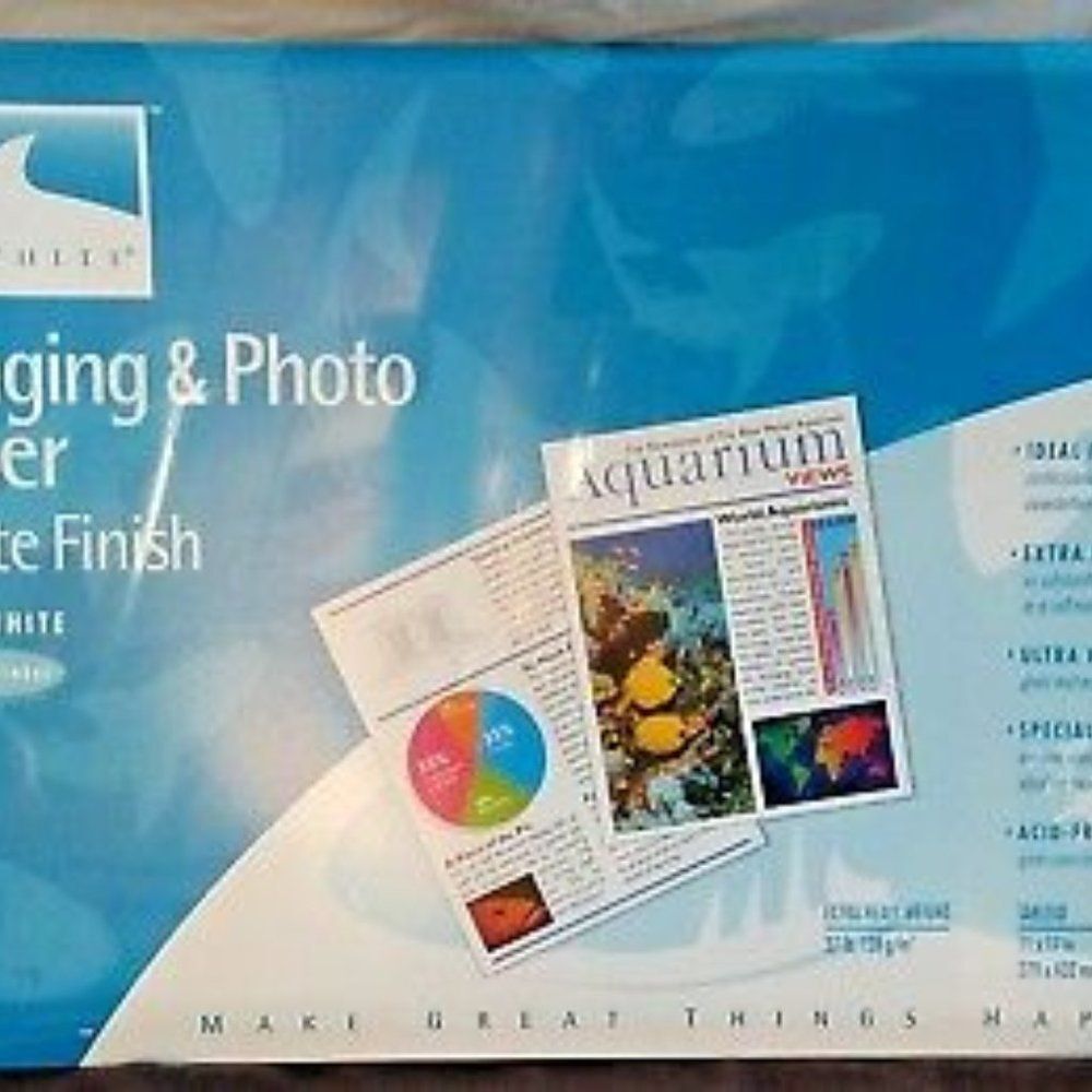 Photo Paper & Imaging Great White Matte Finish Ultra White 11 x 17  Bundle of 2